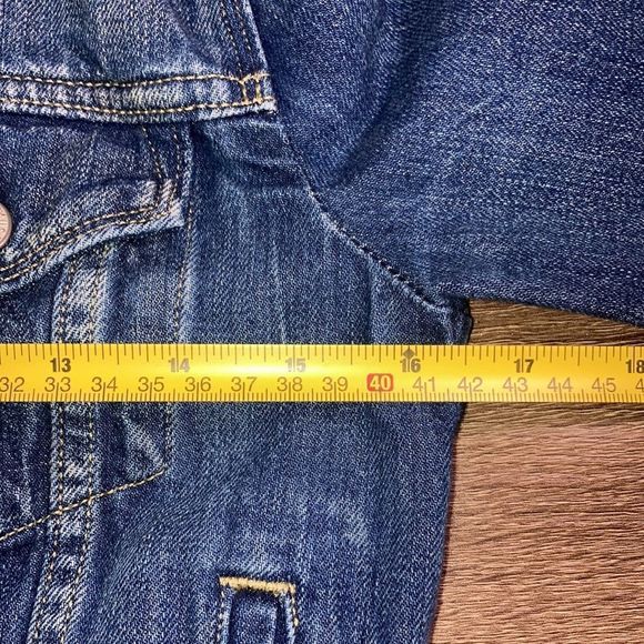 Womens XS Levi’s Stretch Denim Medium Wash Jacket - Picture 6 of 10